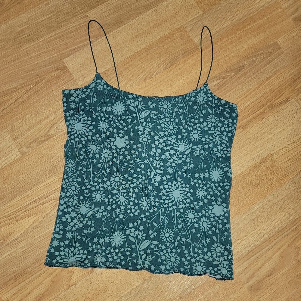 Gap elastic spaghetti strap Tank Top